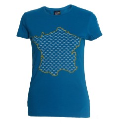 T-shirt femme carte Tour de France